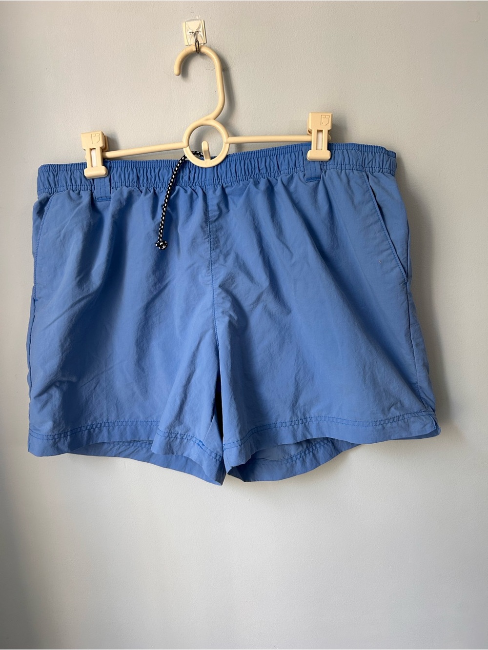 Columbia PFG Omni-Shade Fishing Shorts Blue Mens XL Quick Dry Outdoor Beach